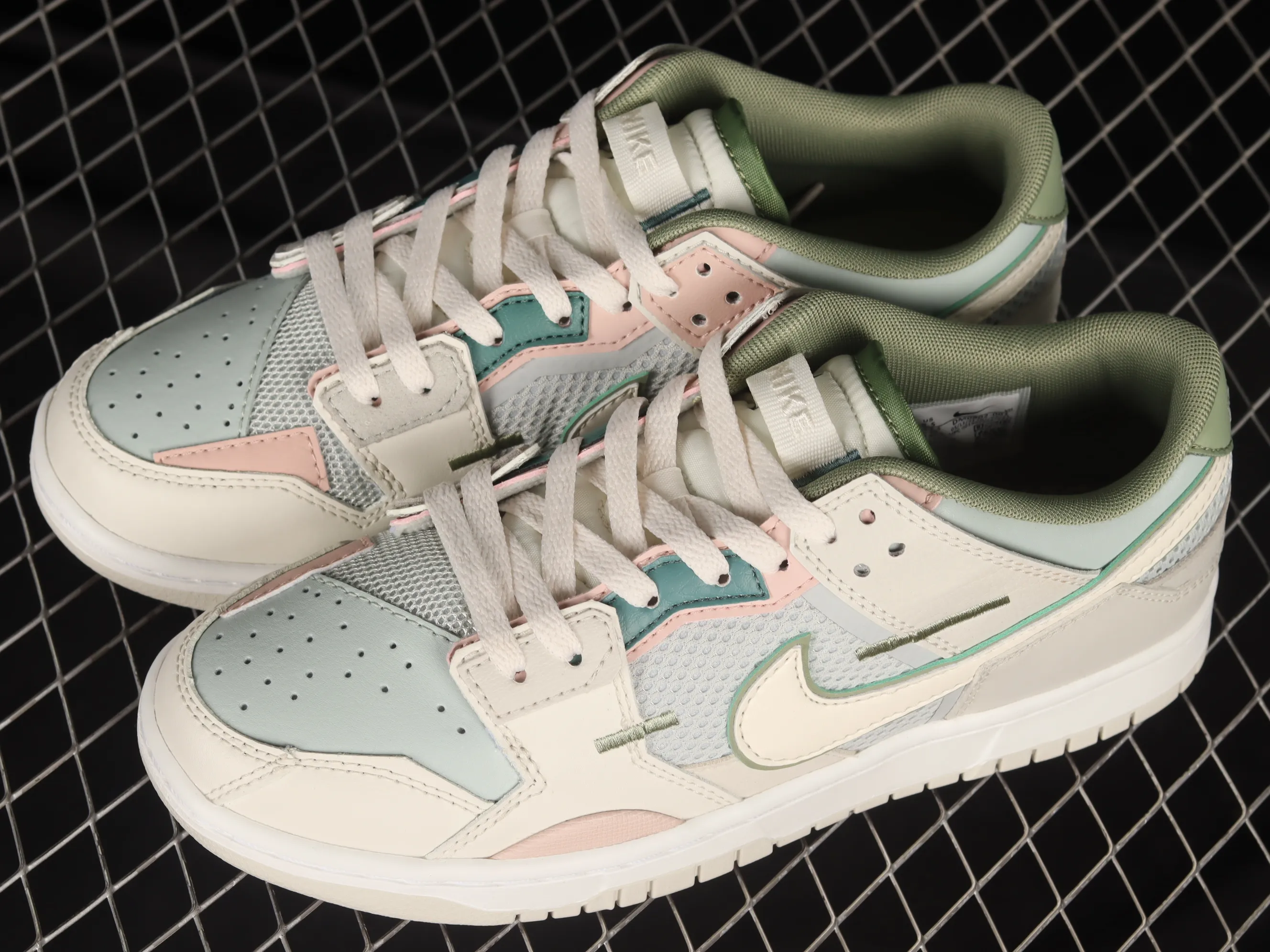 All Categories Nk SB Dunk Series Nk SB Dunk Low Low-top Skateboard Shoes #ZG Version Nk Dunk Scrap Mint Color Stitched Low-top Skateboard Shoes DM0802-001